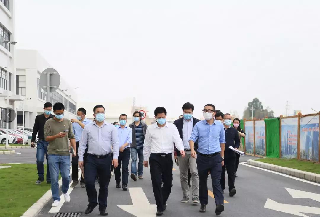 顺德区委副书记、区长彭聪恩一行调研非凡娱乐环境顺德环保科技产业园
