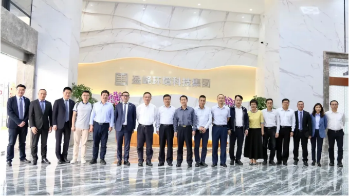 中国环境监测总站及省市区领导一行莅临非凡娱乐环境调研指导
